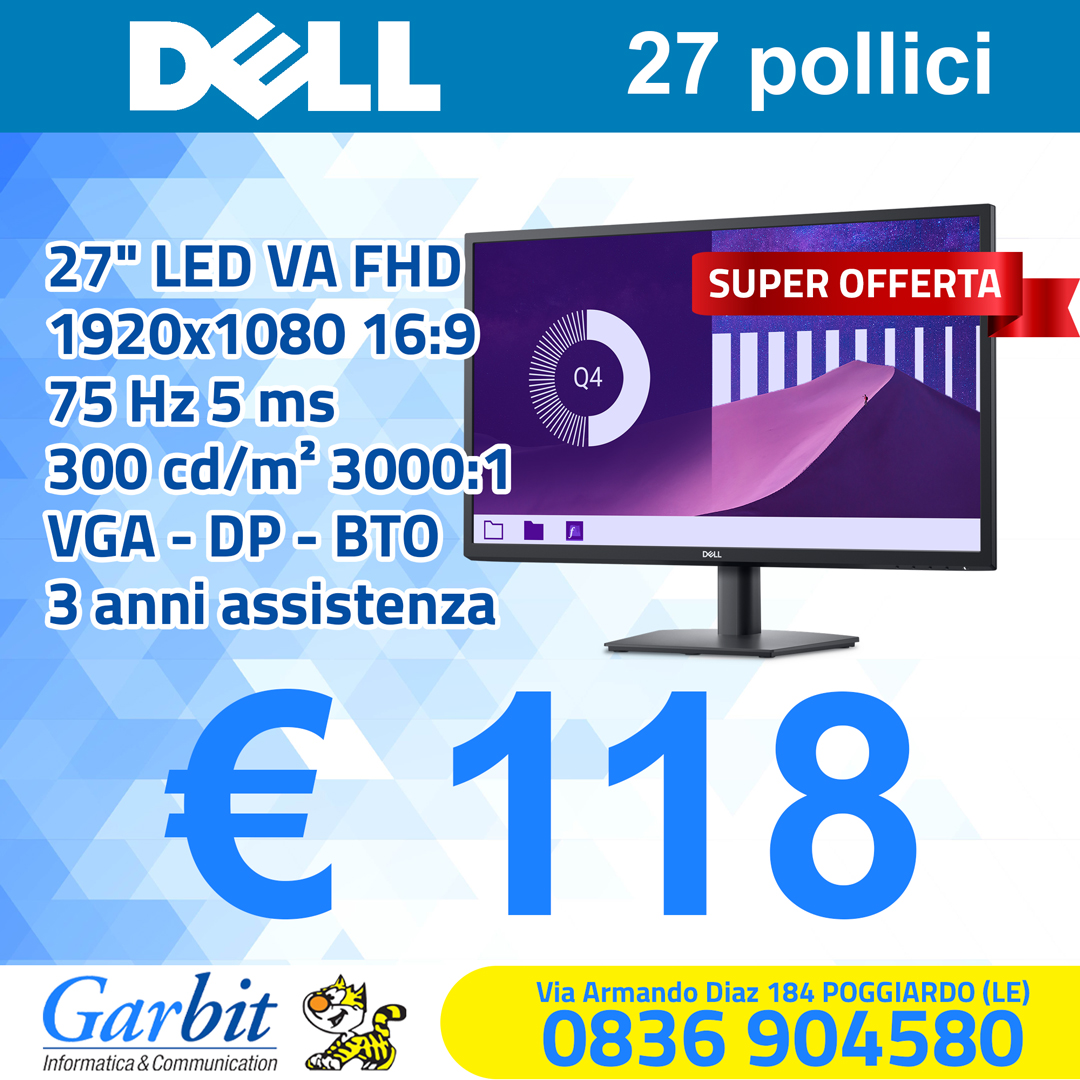 offerta-monitor-dell2725H Dahua - Digital board - Garbit Srl