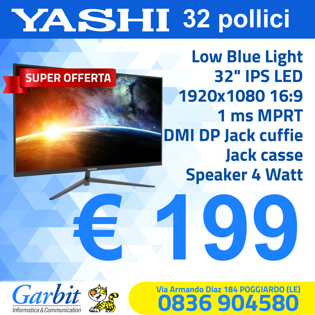 offerta-monitor-yashiYZ3220 Dahua - Digital board - Garbit Srl