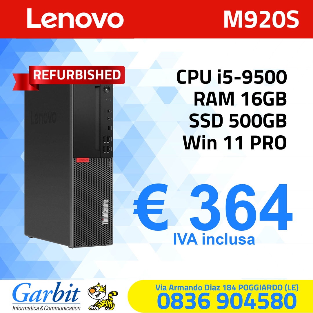 offerta-pc-Lenovo-M920S Dahua - Digital board - Garbit Srl